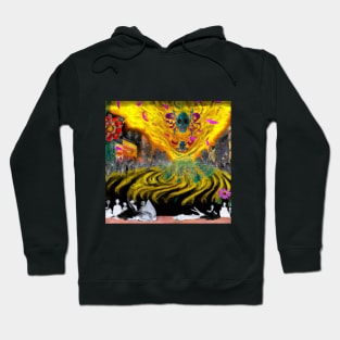 DAY OF THE DEAD SKULL MURAL2 Hoodie